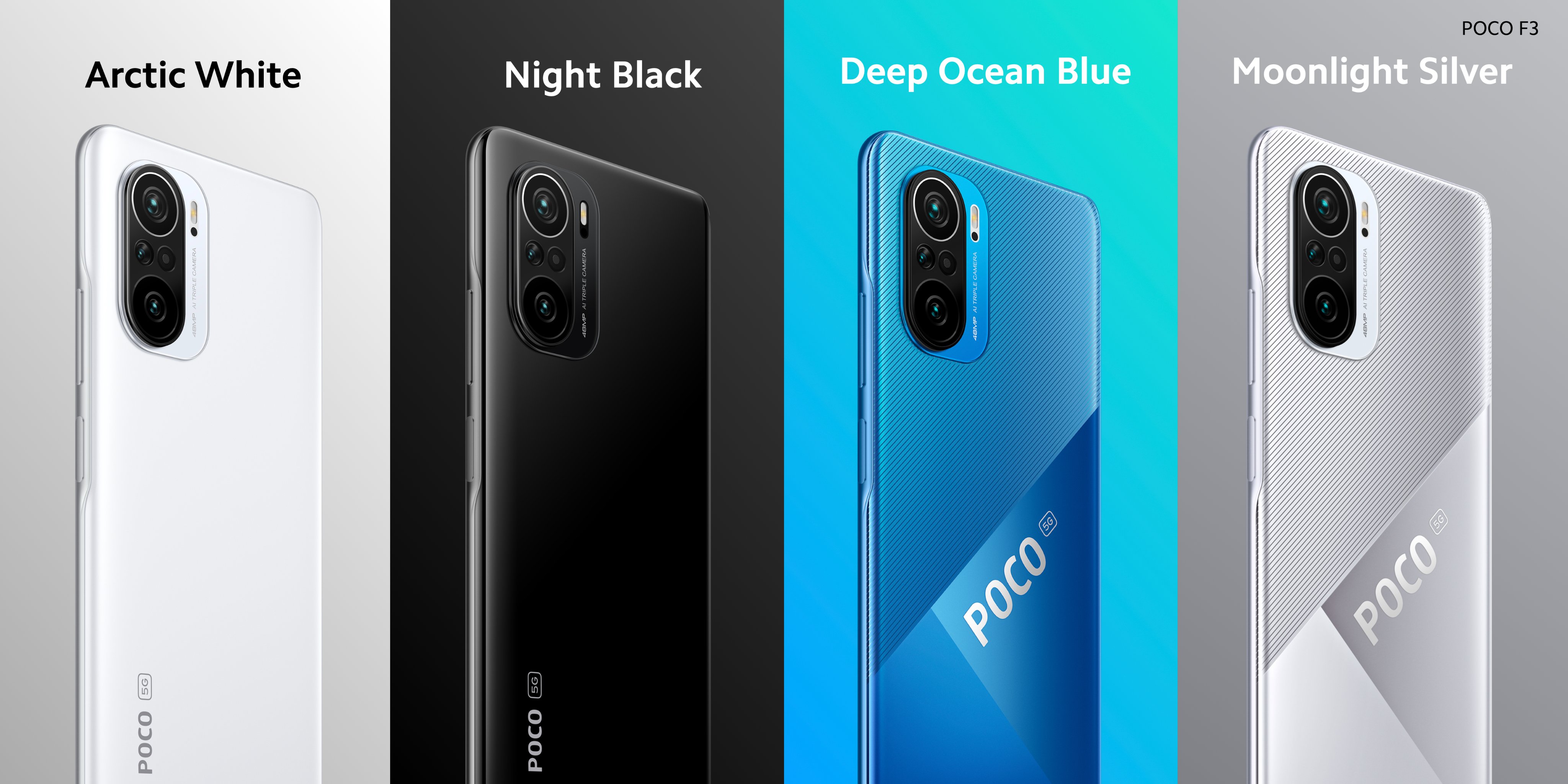 Xiaomi unveiled POCO F3 in a new color - Moonlight Silver - for